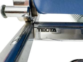 Pair of Grand Repos Lounge Chairs with Stools by Jean Prouvé Tecta , 1980s